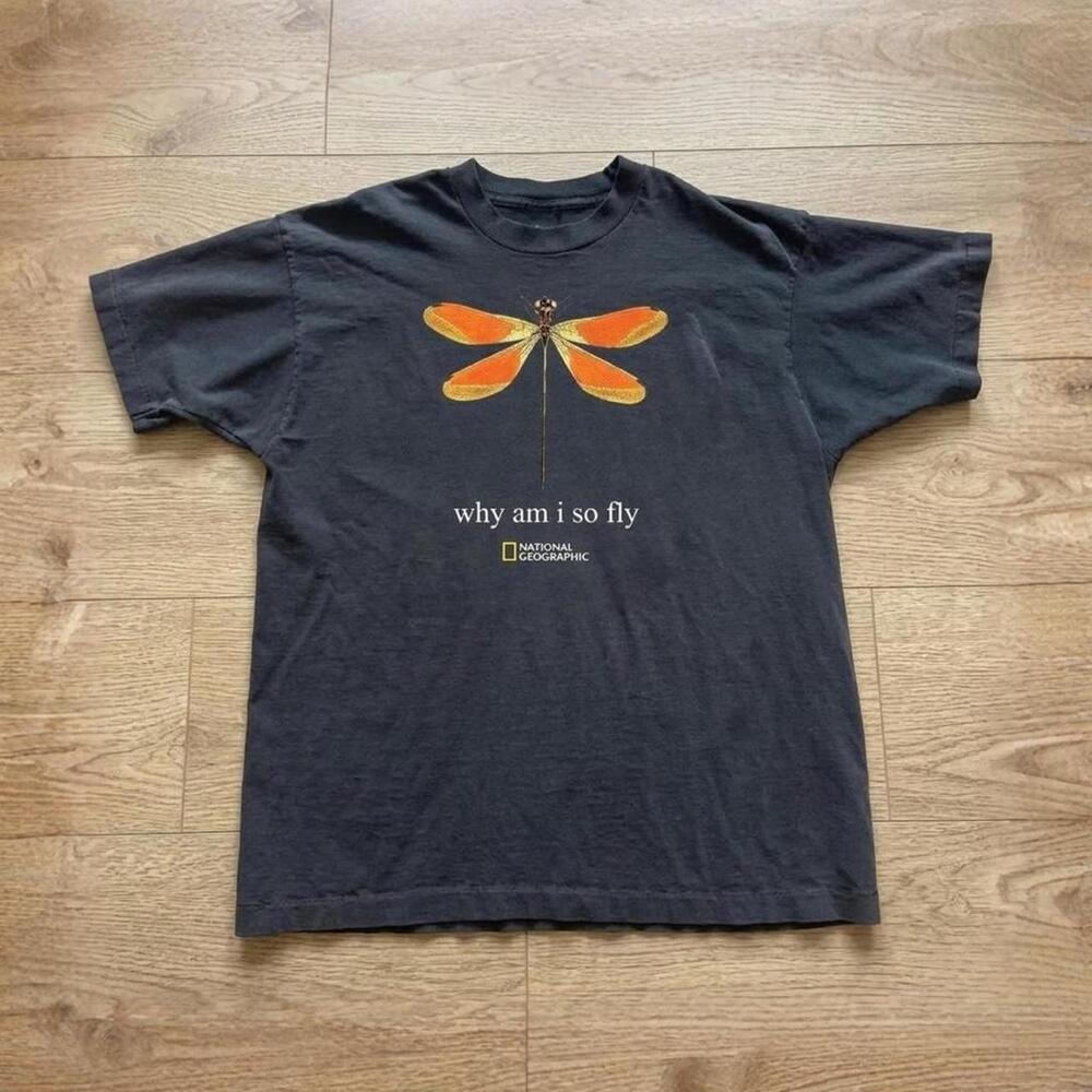 National Geographic Dragonfly Black T-Shirt